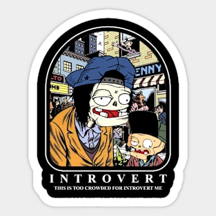 INTROVERT Sticker